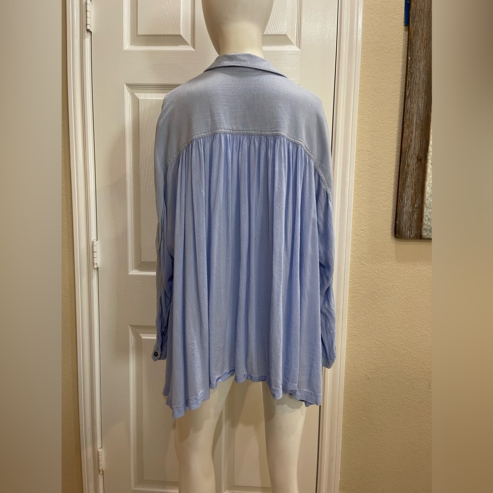 Light Blue Women's Top - Picture 2 of 6